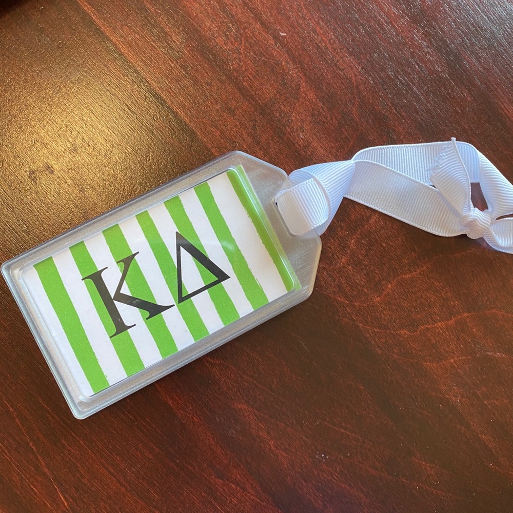 KD Kappa Delta Luggage Tag